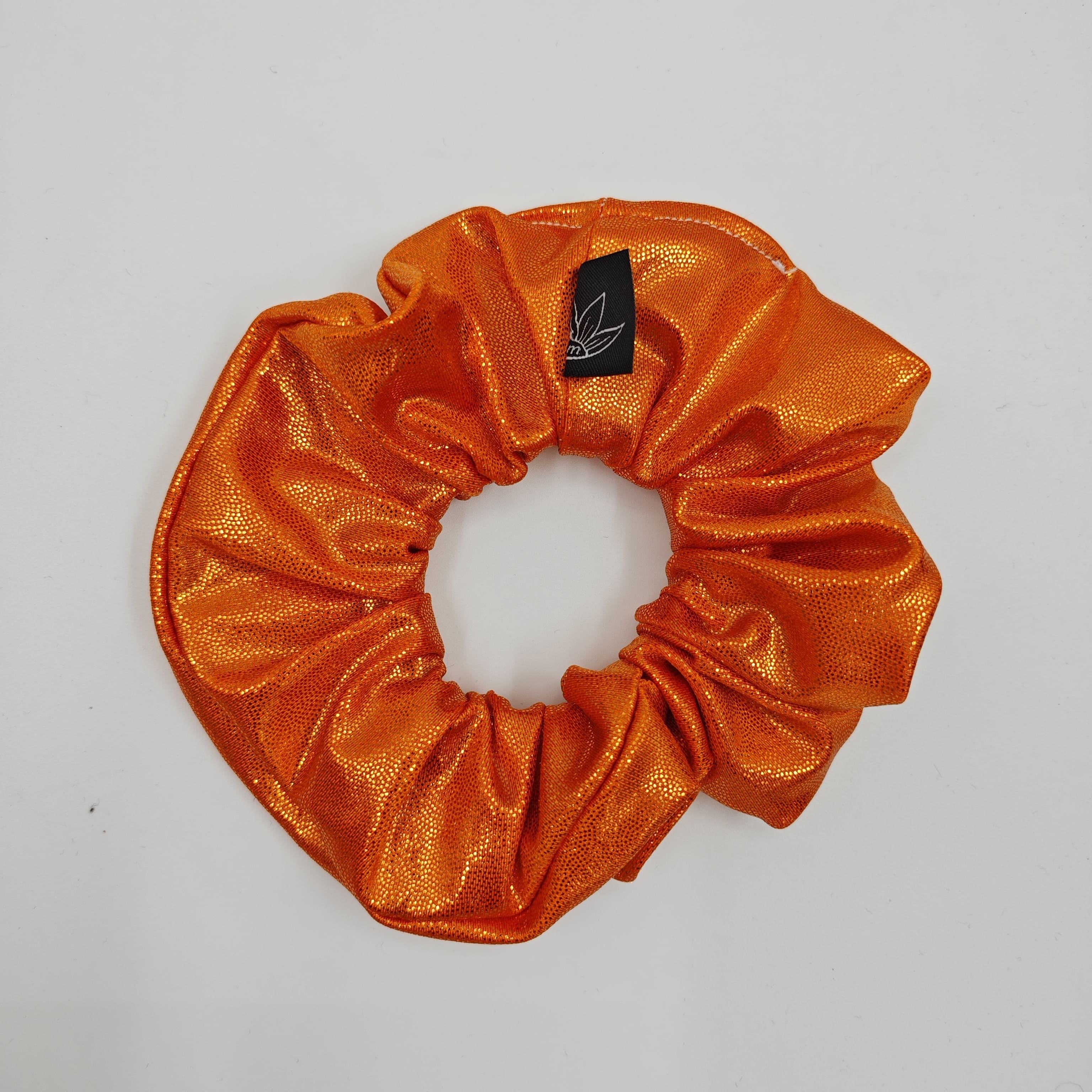 Elastico in lycra Arancione brillantinato