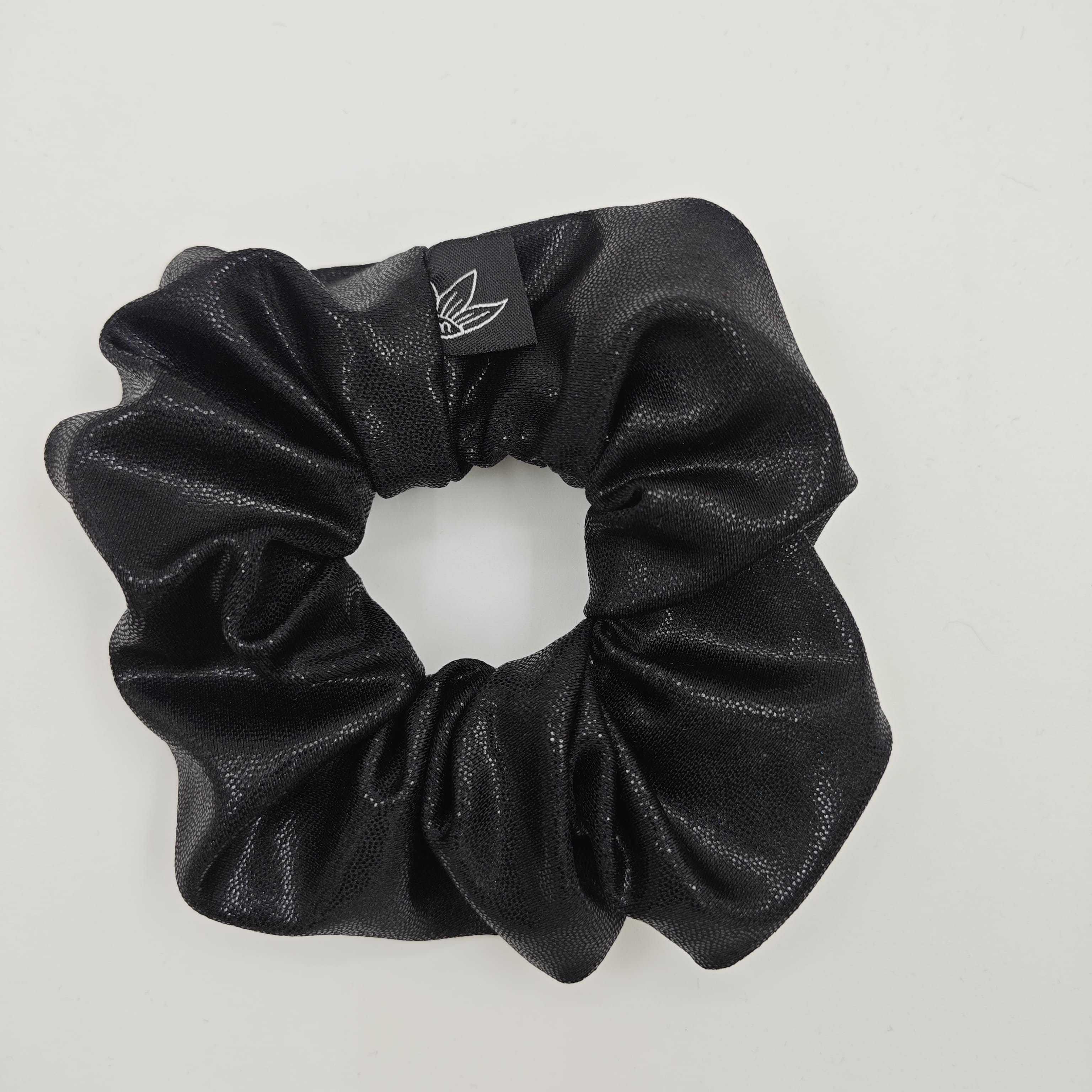 Elastico in lycra Nero brillantinato