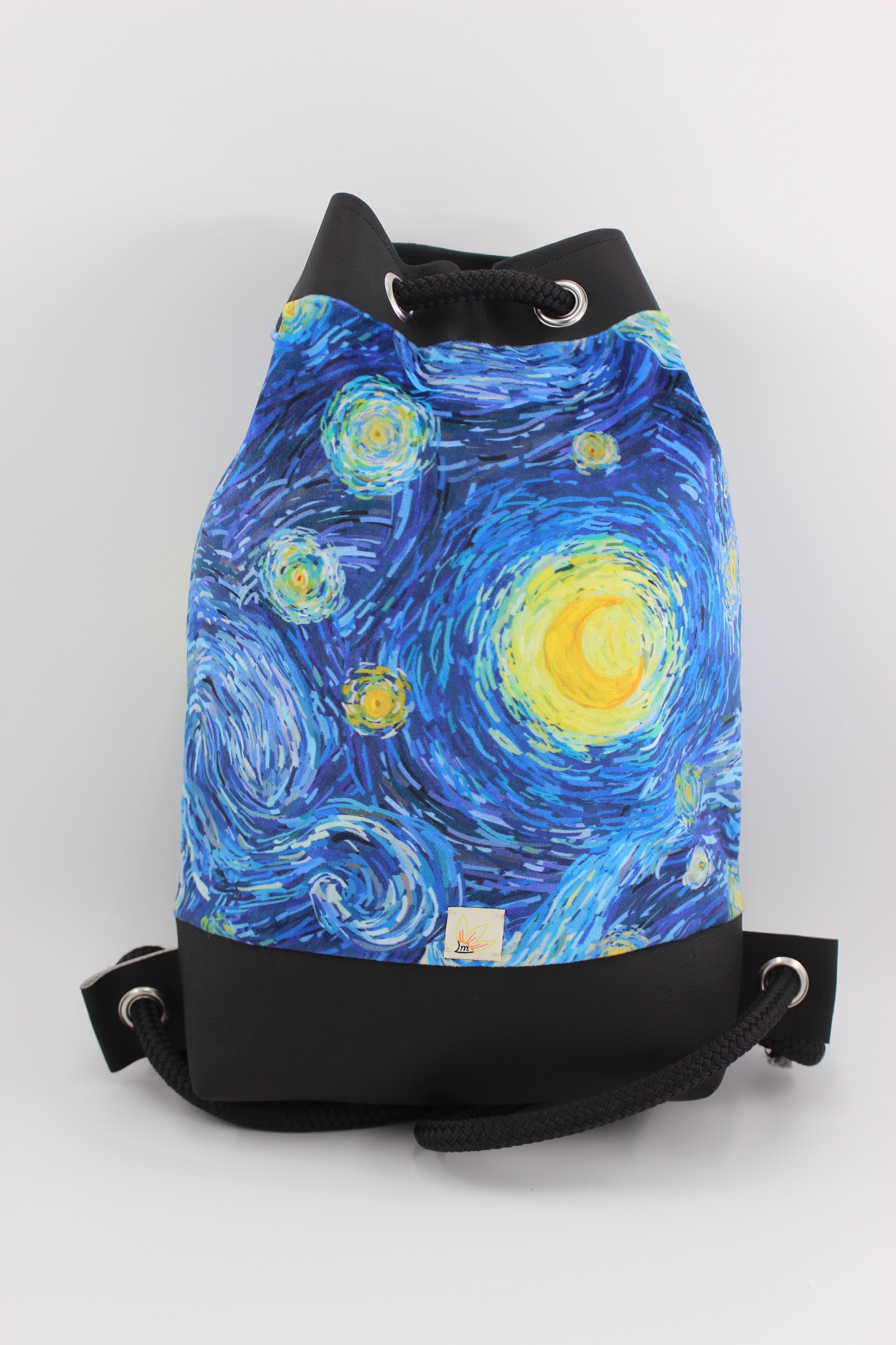 Zaino Personalizzato Con Opera D'Arte - Notte Stellata, Van Gogh, Monet, Klimt - Scegli La Tua Immagine