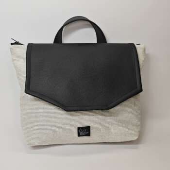 Marella Tessuto Cotone Rigato Bianco