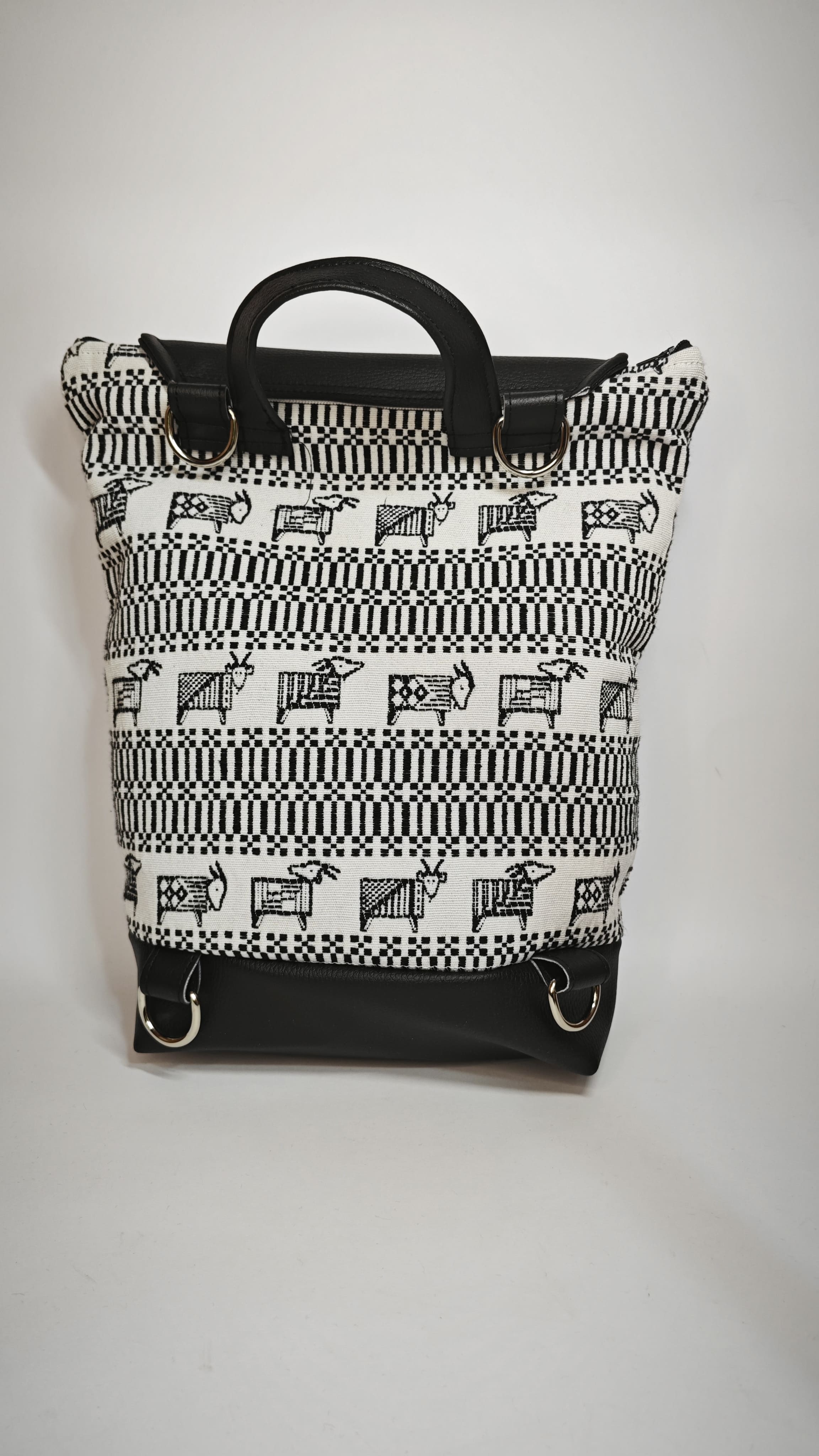 Notabag 2-in-1: Borsa E Zaino Trasformabile - Impermeabile, Pieghevole Con Taschina - Colore Giallo Riflettente