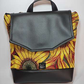 Zaino trasformabile piccolo 3 usi - Girasoli