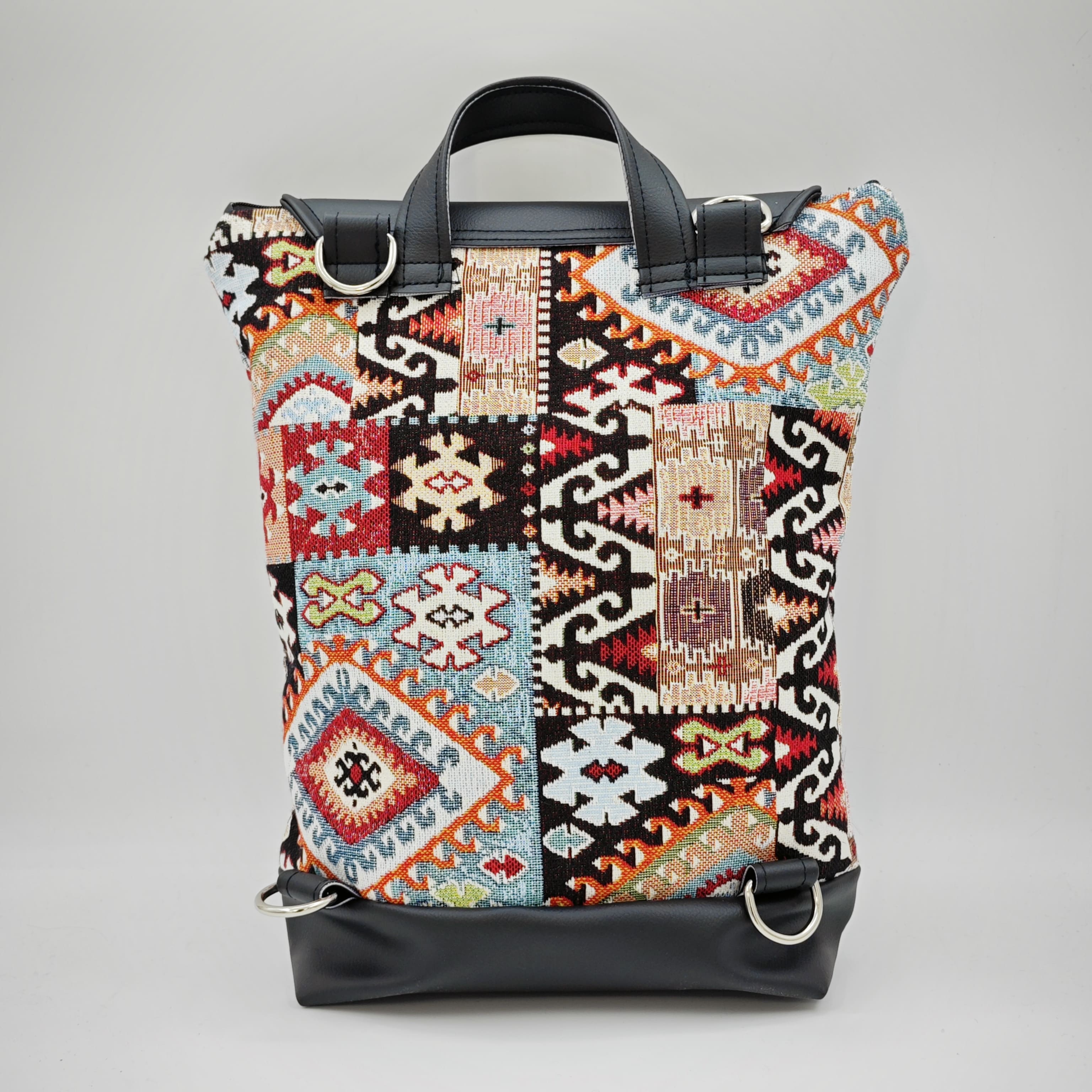 Zaino astratto multicolore - immagine 2