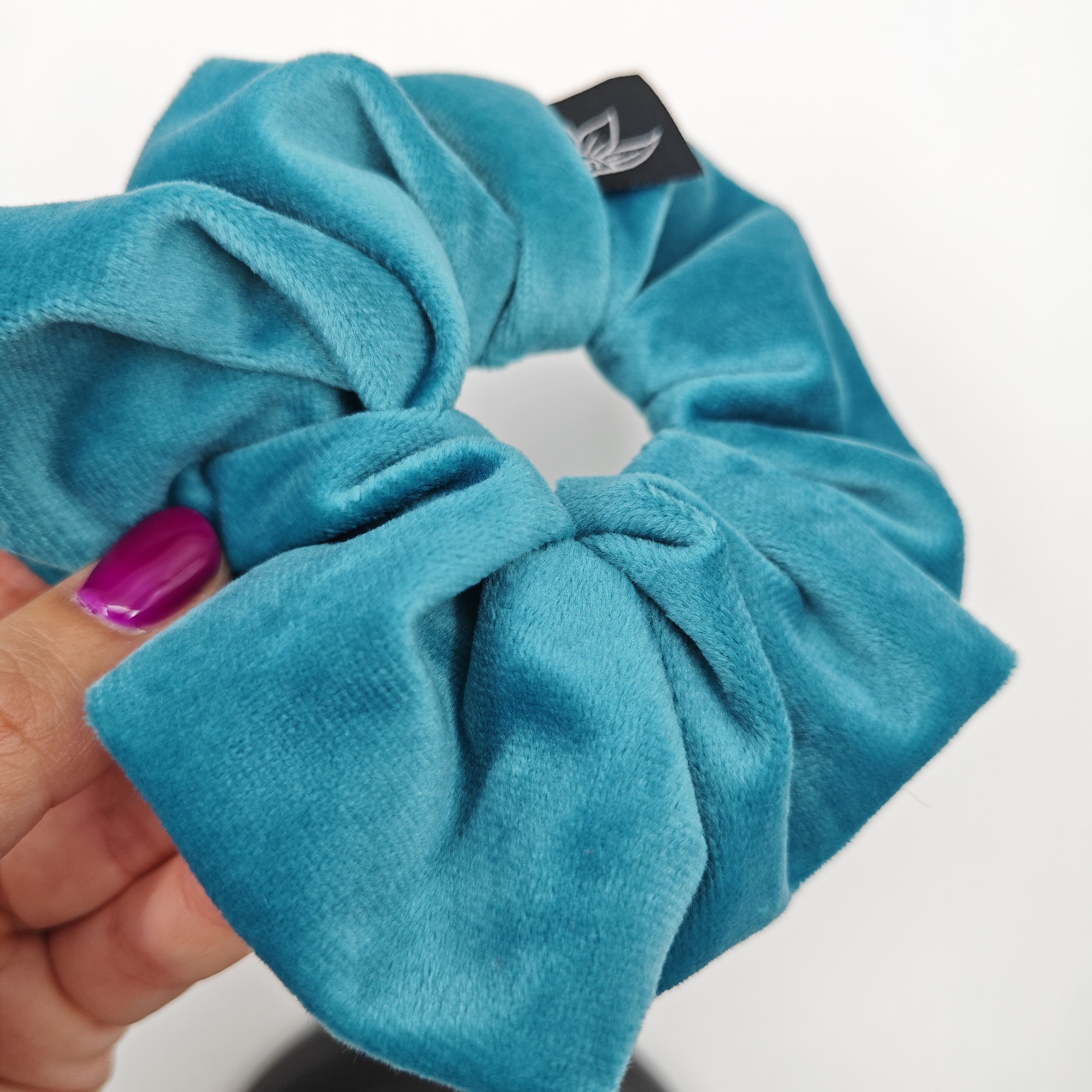Elastico in velluto Ottanio - immagine 2