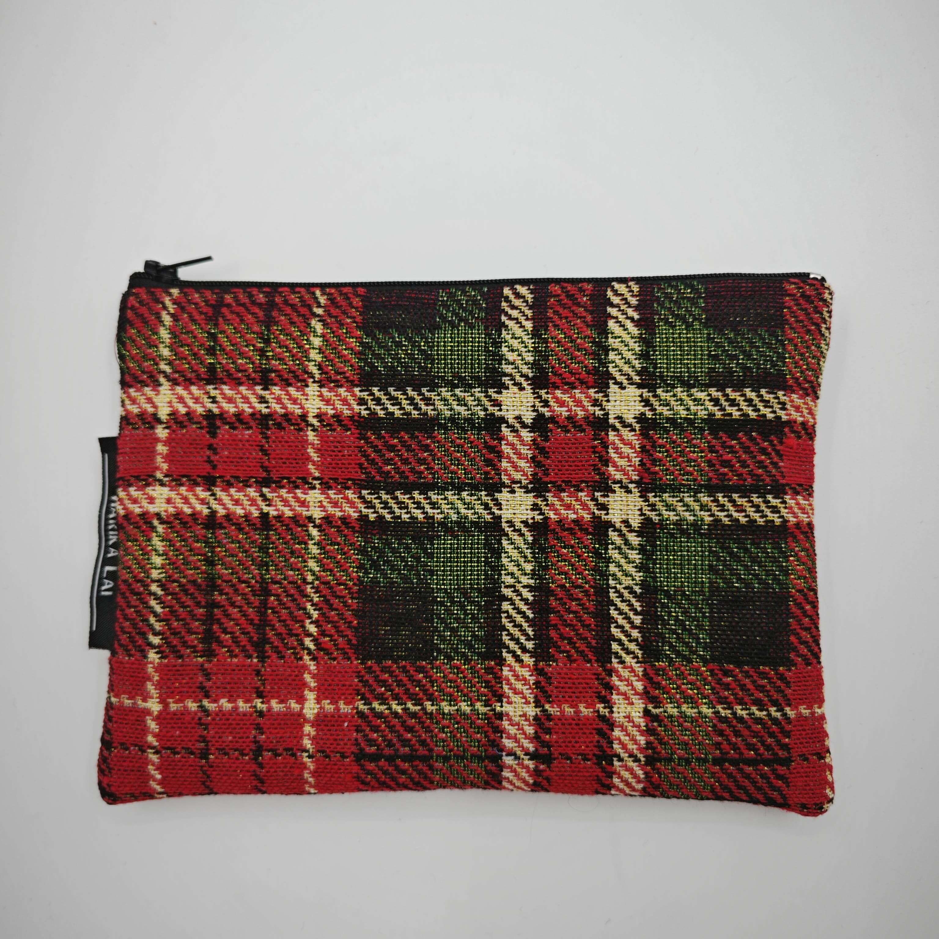 Pochette tartan natalizio