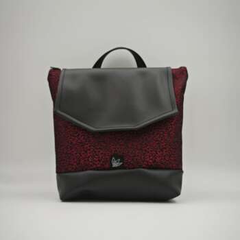 Zaino piccolo 3 usi - Damascato sardo bordeaux