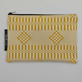 Pochette Tessuto sardo Rombi gialli