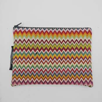 Pochette astratto Simil Missoni