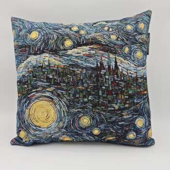 Cuscino 40X40cm VAN GOGH NOTTE STELLATA