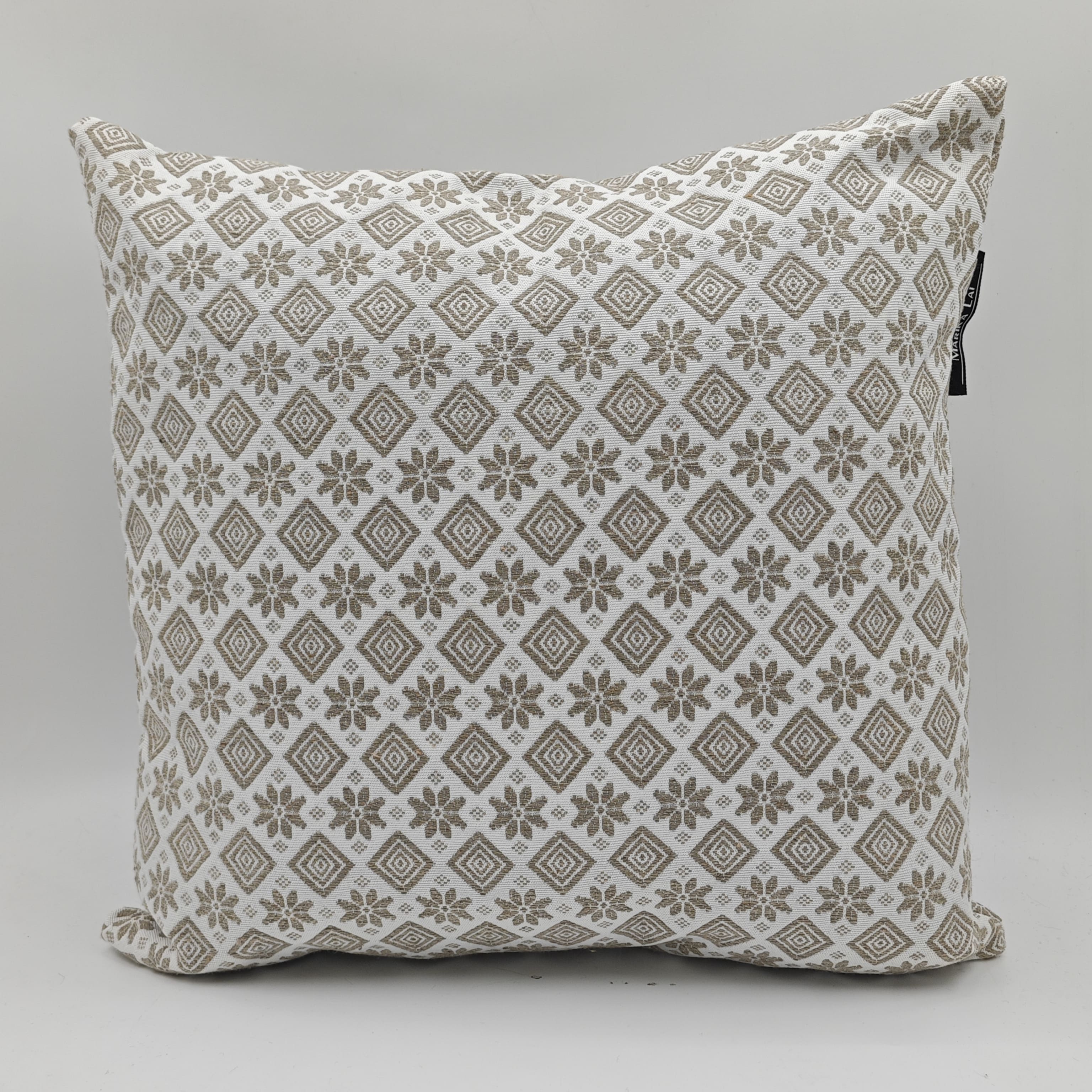 Cuscino 40x40cm tessuto sardo Beige