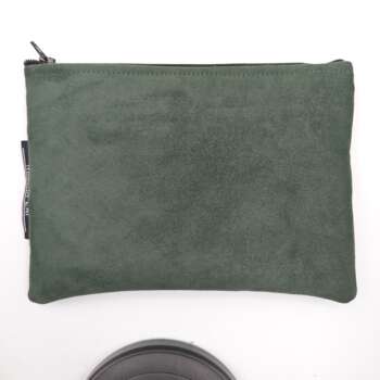 Pochette in alcantara Verdone