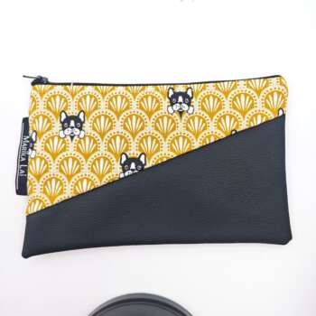 Pochette ecopelle bull dog