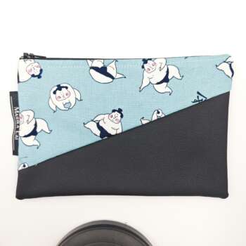 Pochette ecopelle lottatori sumo