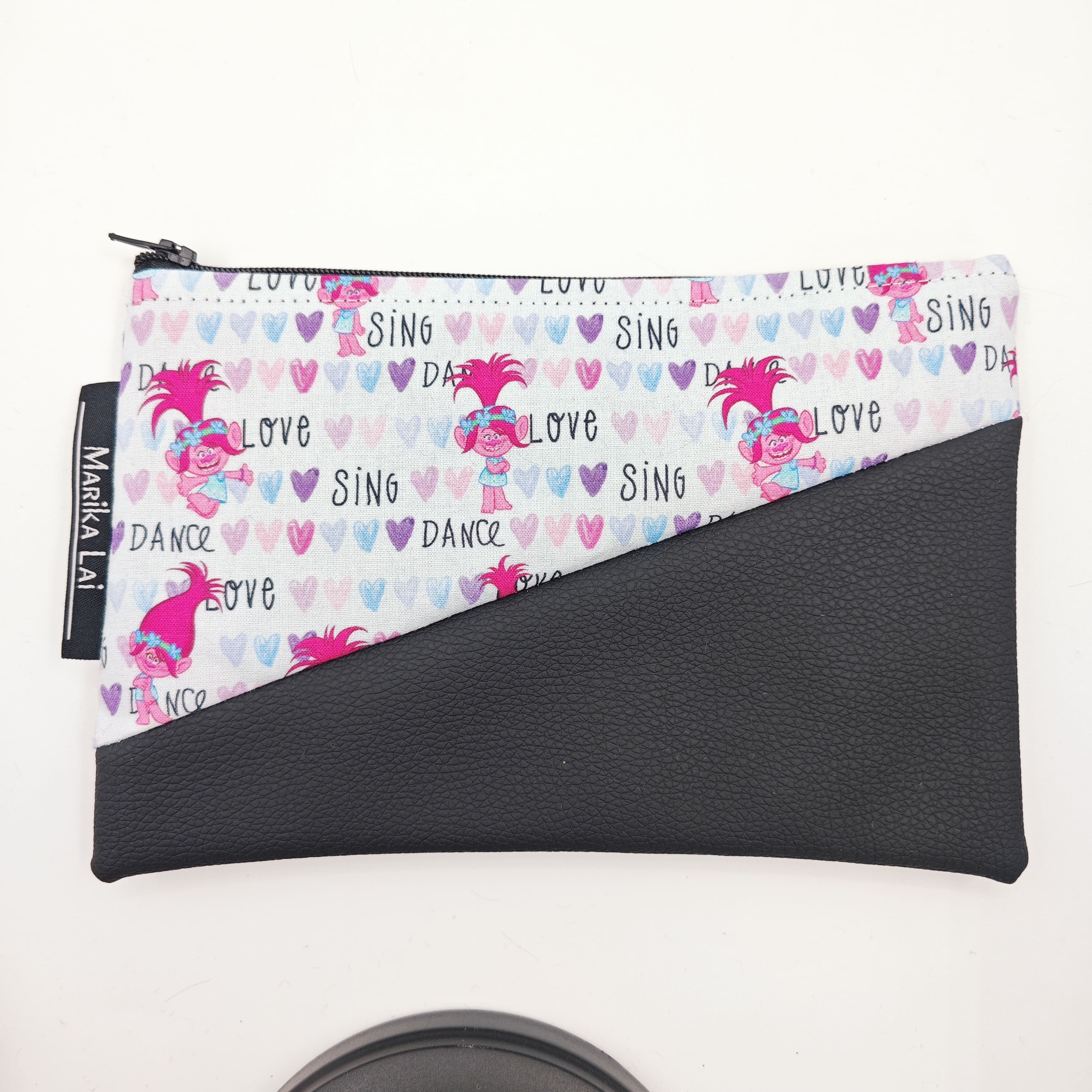 Pochette ecopelle Trolls