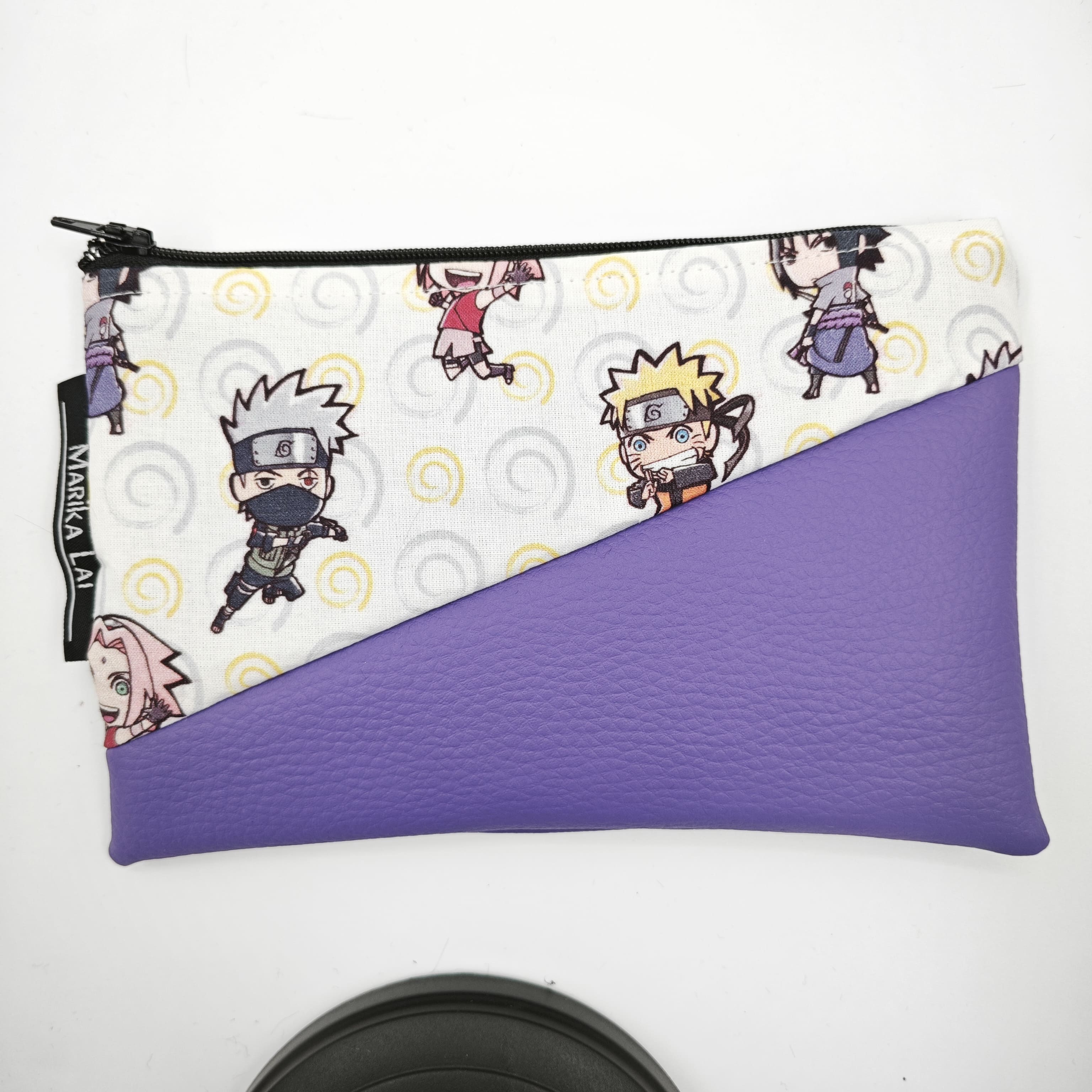 Pochette ecopelle Naruto viola