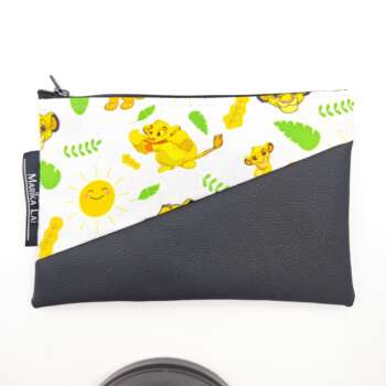 Pochette ecopelle Re Leone