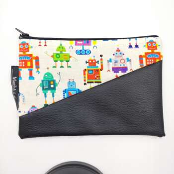Pochette ecopelle Robot
