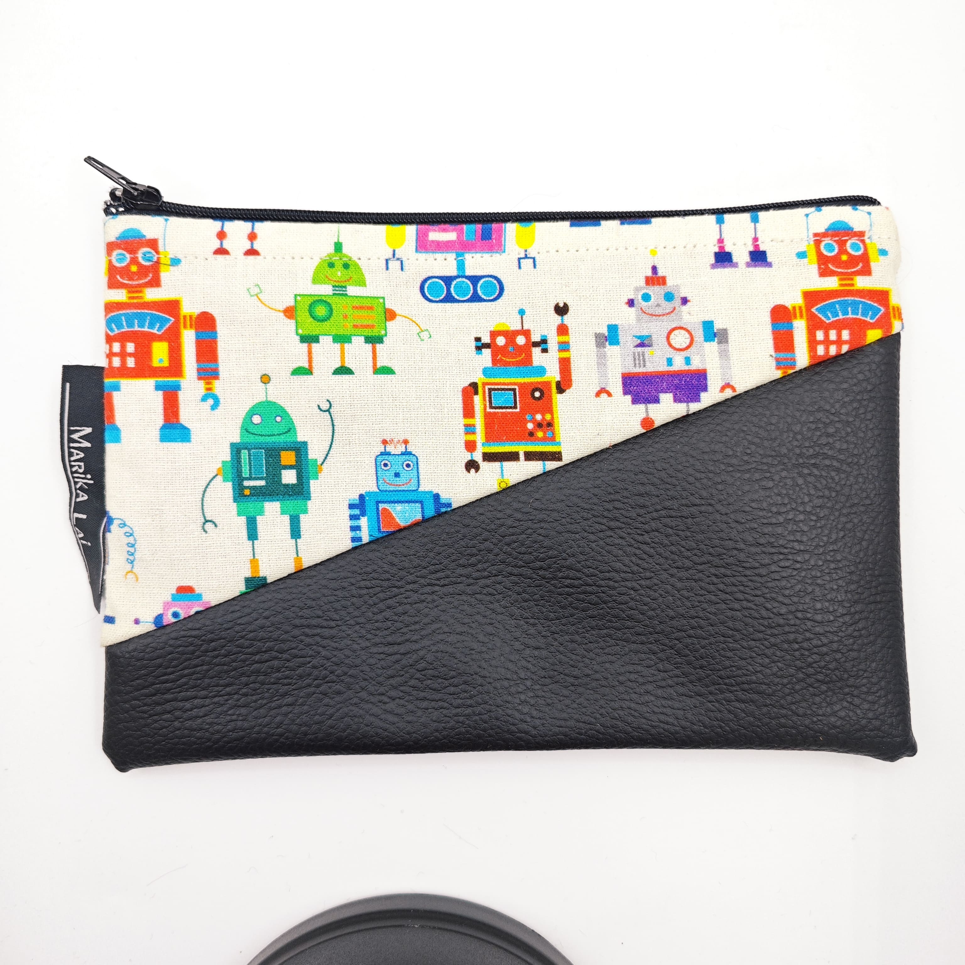 Pochette ecopelle Robot