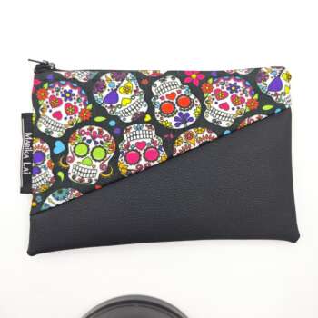 Pochette ecopelle Teschi messicani