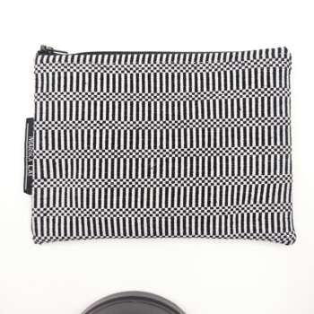 Pochette Tessuto sardo Bisaccia classica b/n