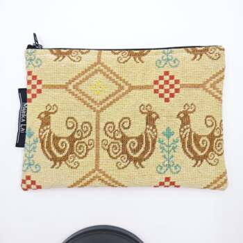Pochette Tessuto sardo Pavoncelle beige