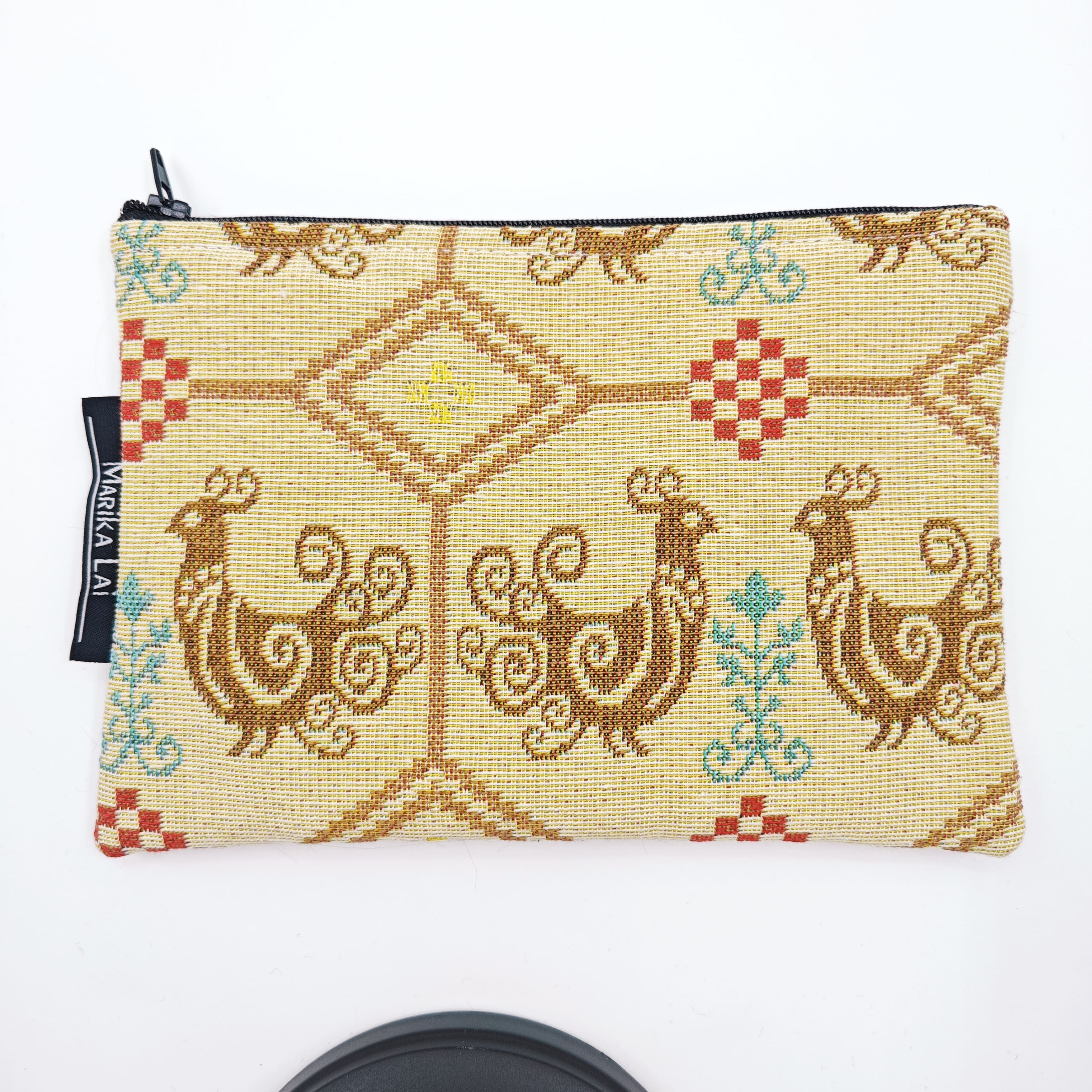 Pochette Tessuto sardo Pavoncelle beige