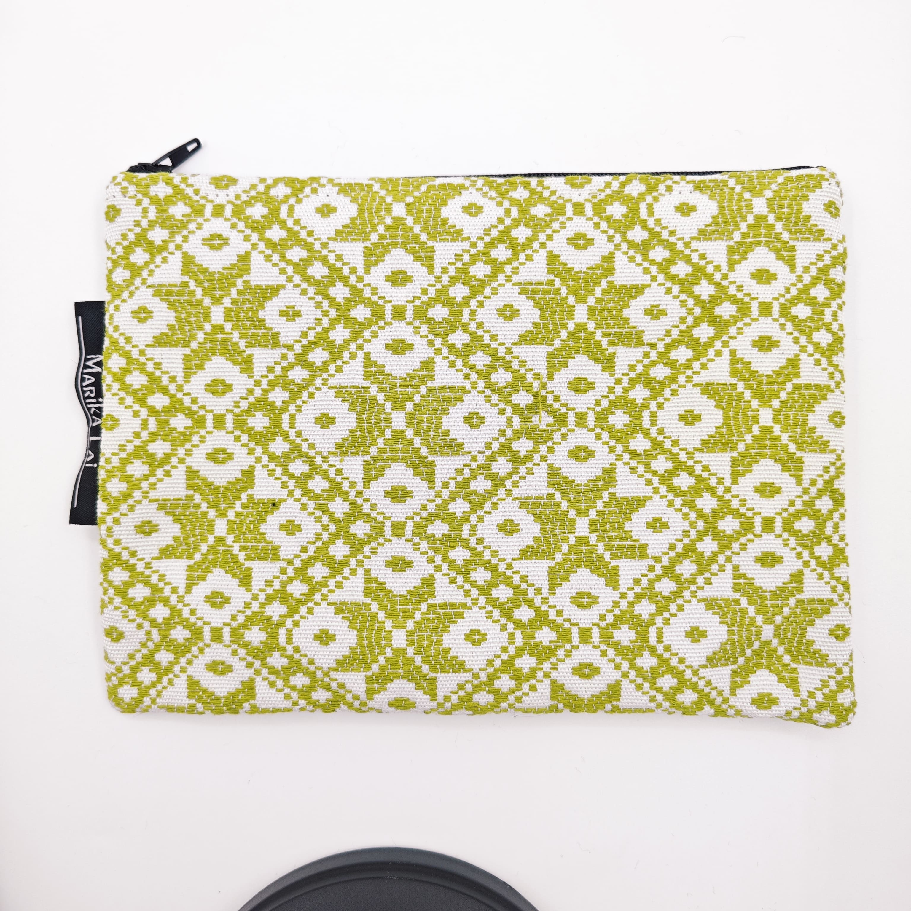Pochette Tessuto Stella verde acido