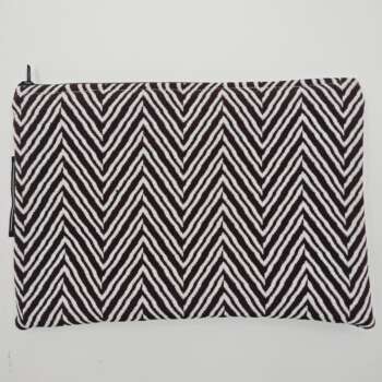 Pochettona Chevron Marrone