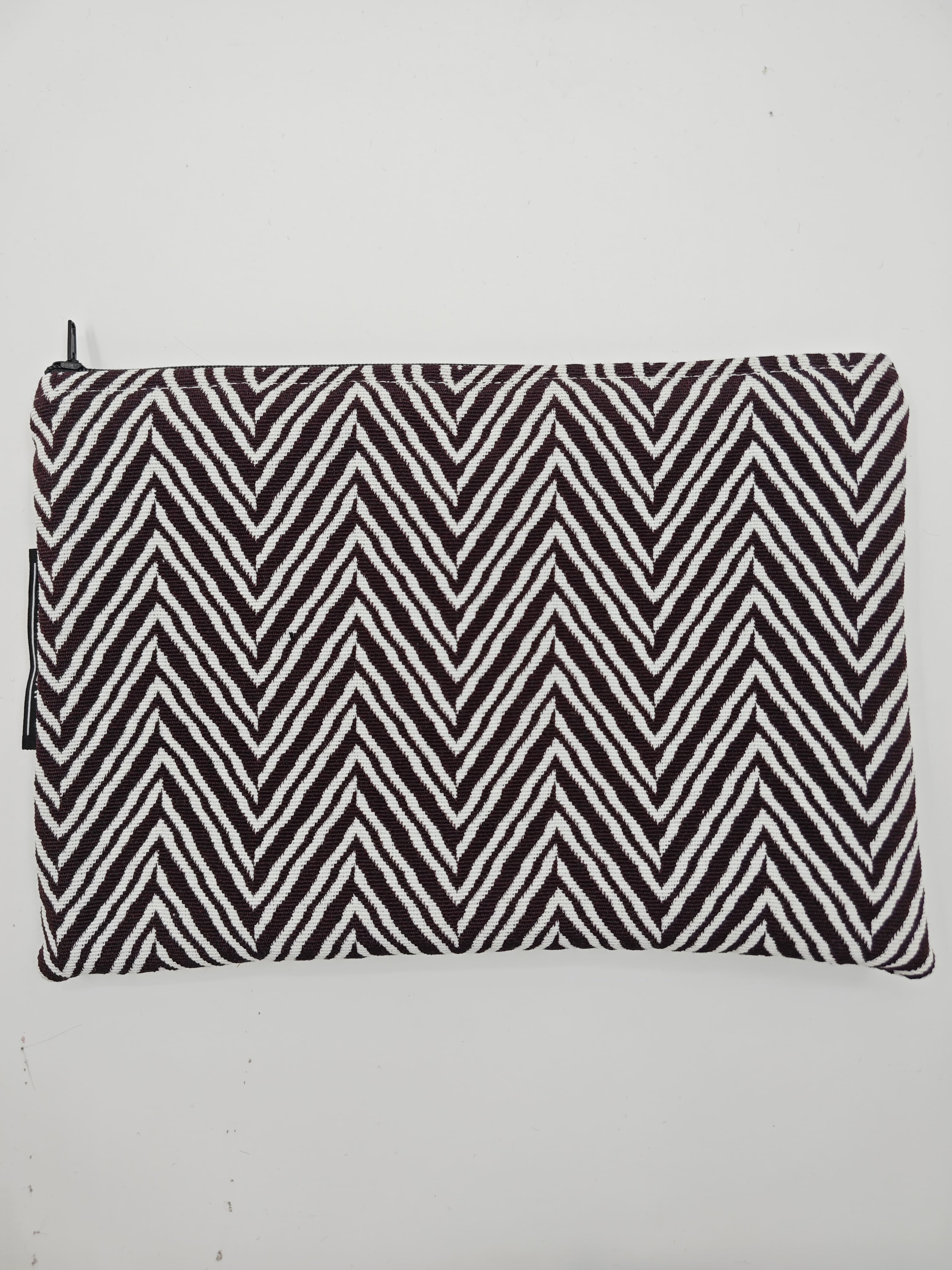 Pochettona Chevron Marrone