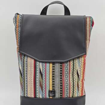 Zaino righe multicolore
