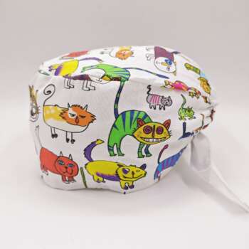 Cuffietta Chirurgica Gatti psichedelici